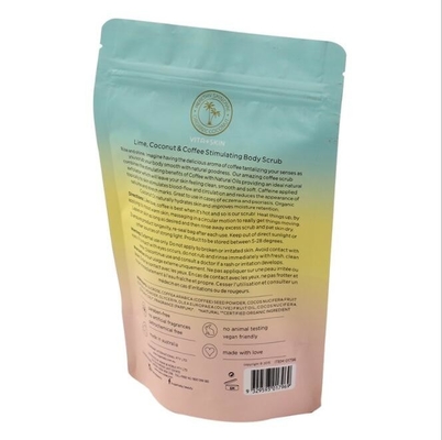 Plastic Food Biodegradable Packaging Bags 250g 340g 120 Micron Strong Sealing With Zipper