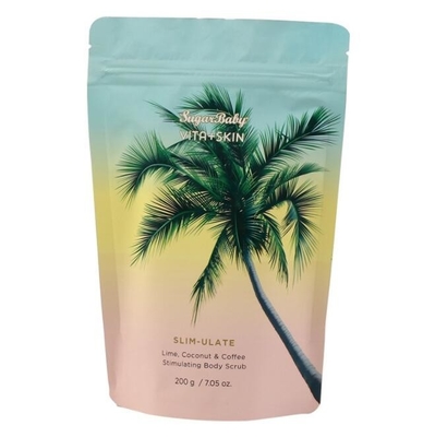 Plastic Food Biodegradable Packaging Bags 250g 340g 120 Micron Strong Sealing With Zipper