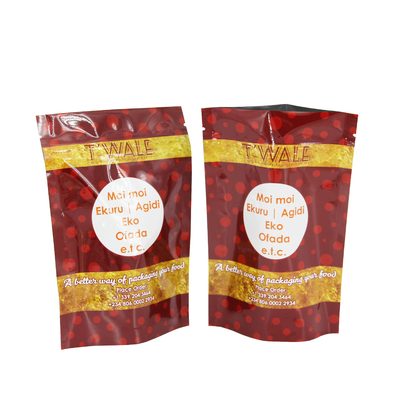Heat Seal Retort Pouch Packaging High Barrier With Tear Notch
