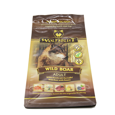 Mylar PET Food Packaging Bag 2KG 5KG 10KG Side Gusset For Animal
