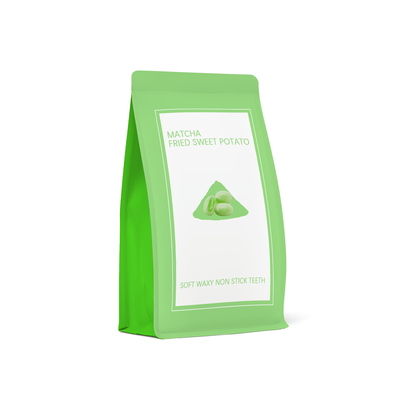 Custom Logo Flat Bottom Box Pouches For Candy Packaging Resealable Zipper 100G