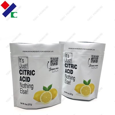 Recycle Food Grade Printing MOPP Stand Up Pouch With Zipper