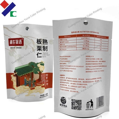 Non Leakage Retortable Pouches Food Packaging Self Standing Up
