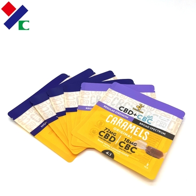 Metallic Foil Aluminum Snack Sachet Packaging Pouches Dried Fruit