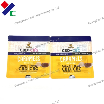 Matte Finish Plastic Organic Food Packaging Sachet Bags Empty 20g