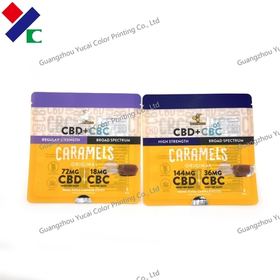 Matte Finish Plastic Organic Food Packaging Sachet Bags Empty 20g