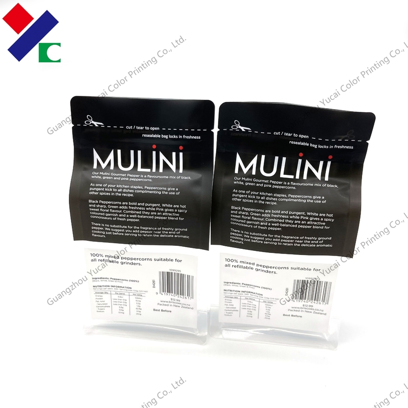 Customized Print Recyclable Packaging Bags For Bath Salts 250g 500g