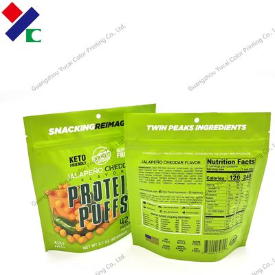 کیسه فویل زیپ دار جک فروت خشک بامیه بسته بندی 100 گرمی