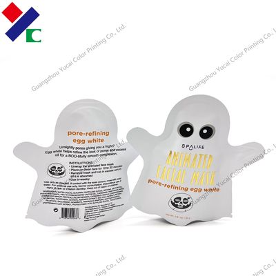 بسته بندی انعطاف پذیر کیف ماسک صورت مخصوص کیسه سه طرفه مهر و موم